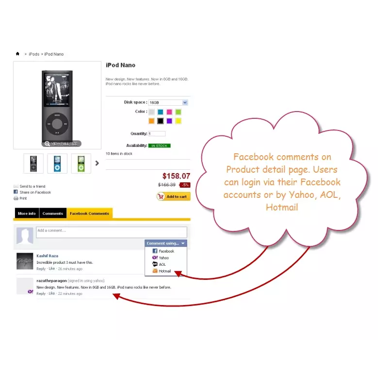 Módulo de Comentários do Facebook prestaShop, Plugin