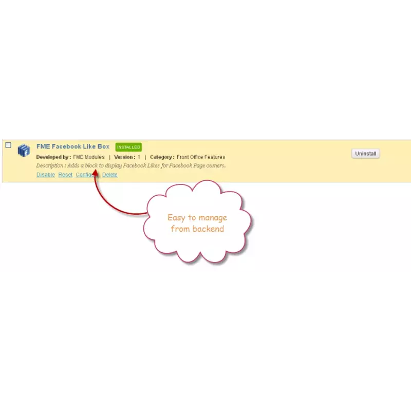 Caja de Facebook PrestaShop | Conecta tu tienda