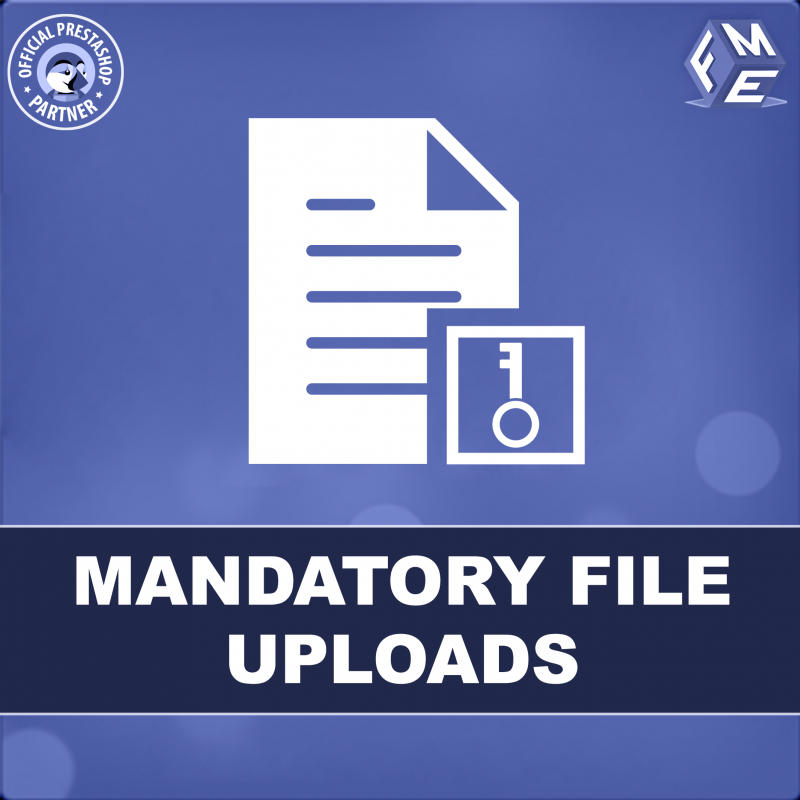 Prestashop Mandatory File Upload