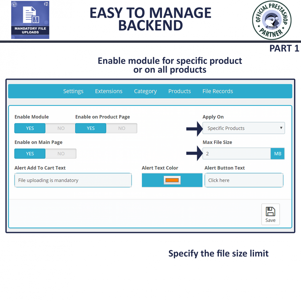 PrestaShop Mandatory File Upload Module | FMEModules