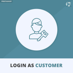 Prestashop Connexion rapide en tant que client
