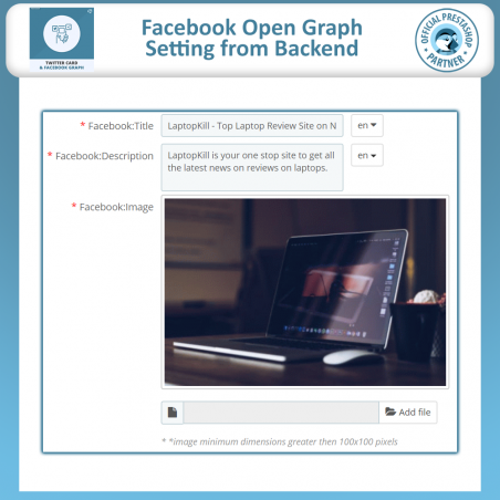 Twitter Card and Facebook Graph PrestaShop Module