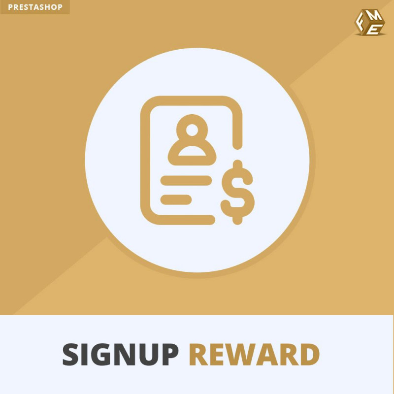 Prestashop signup reward