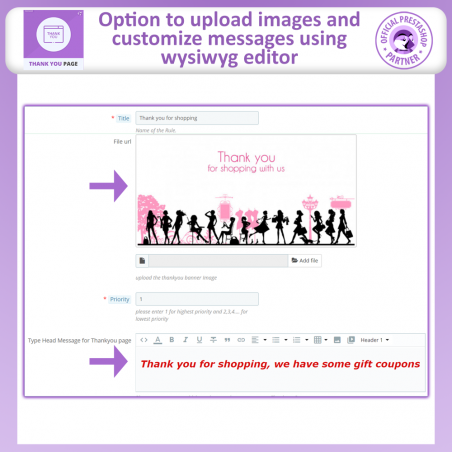 Advance Thank You Page For Prestashop