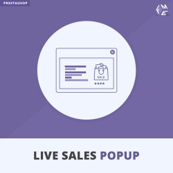 Module popup Prestashop Live Sales | Notification de vente de produit