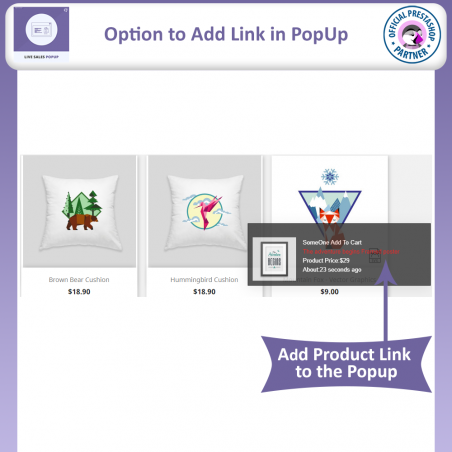 Live Sales Popup Module Prestashop