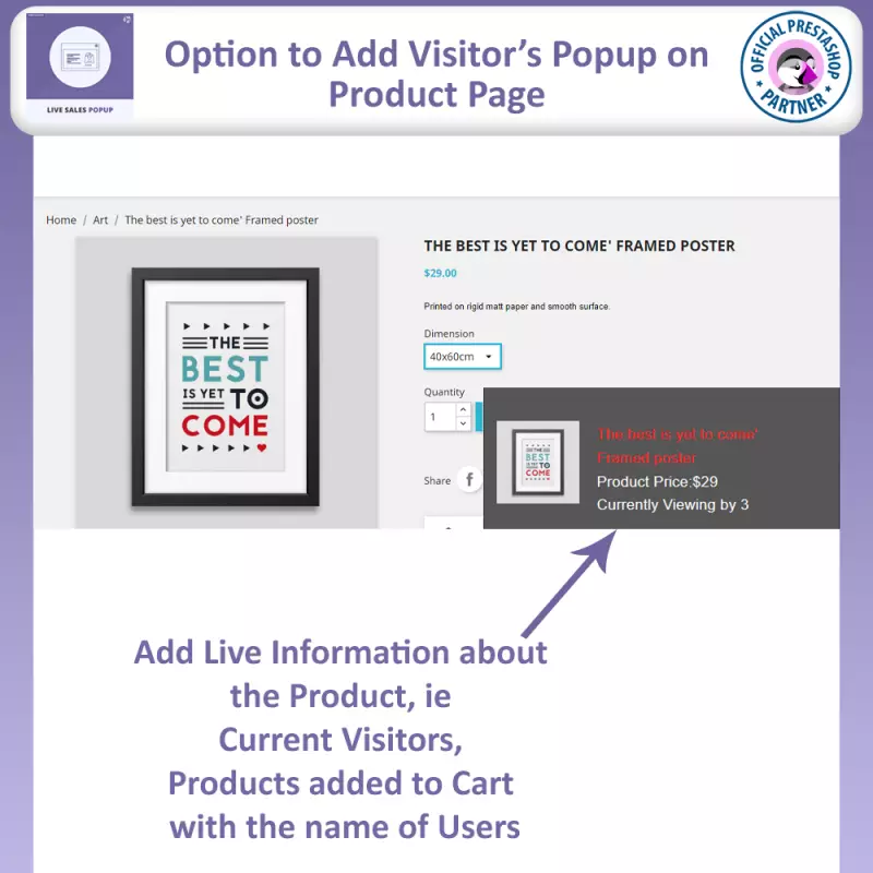 Live Sales Popup Module Prestashop