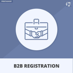 Prestashop B2B Registration Module