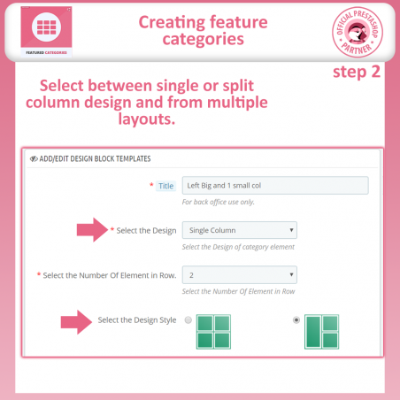 Featured Categories Prestashop