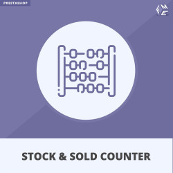 Prestashop Stock and Sold Counter Module