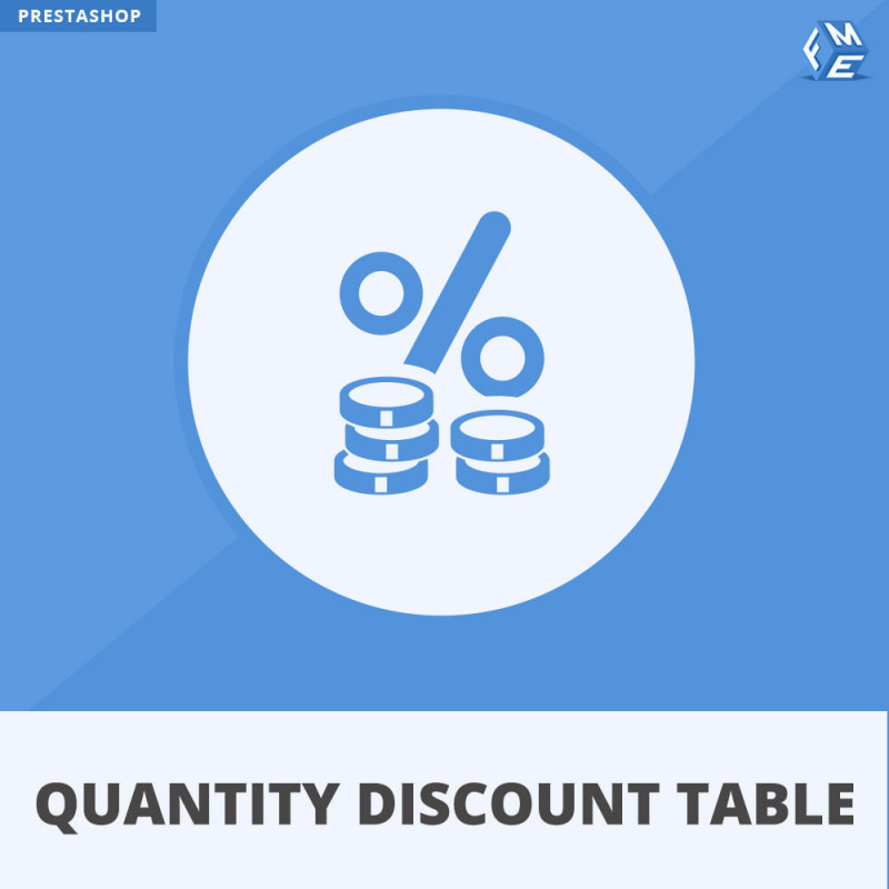 Prestashop Quantity Discount Table