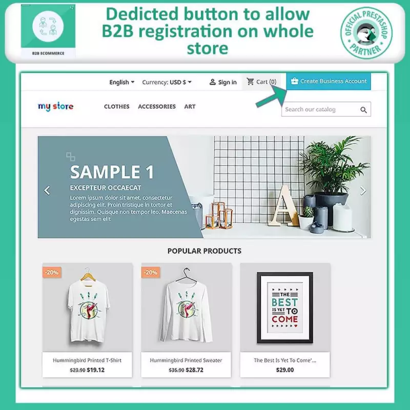 Módulo B2B PrestaShop | Solución completa para ventas mayoristas