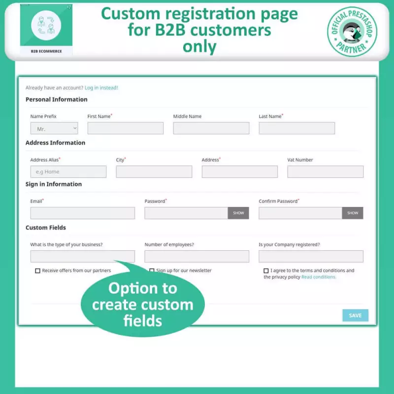 Módulo B2B PrestaShop | Solución completa para ventas mayoristas