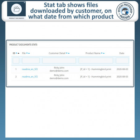 Prestashop Documents Module