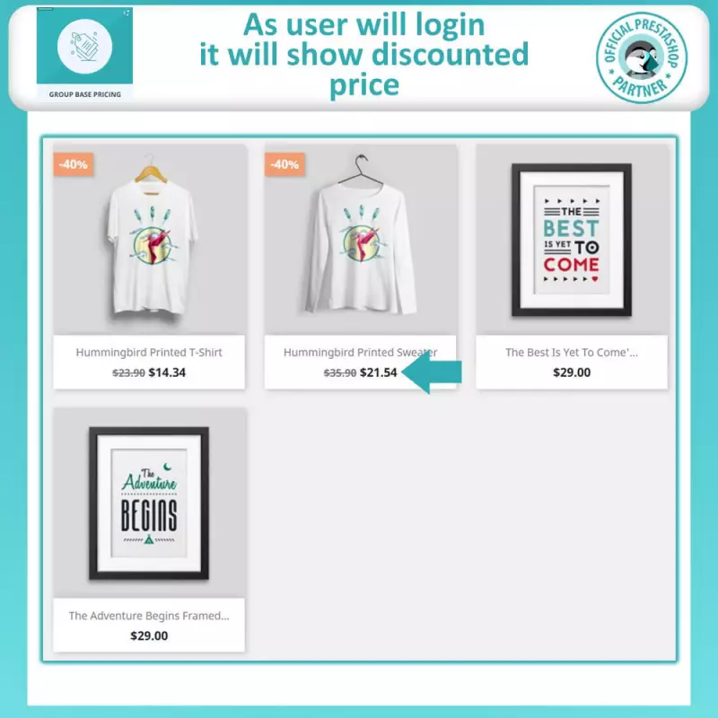 Prestashop Módulo Preços por Grupo