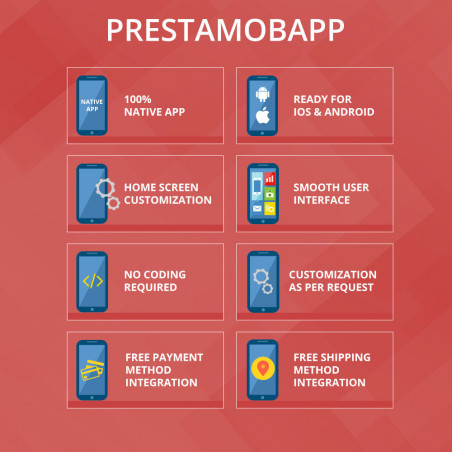 PrestaMobApp - Native App Builder Module for Android and IOS