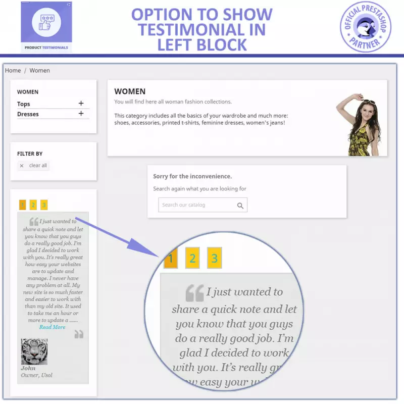Módulo de Revisões de Produtos PrestaShop – Depoimentos FME