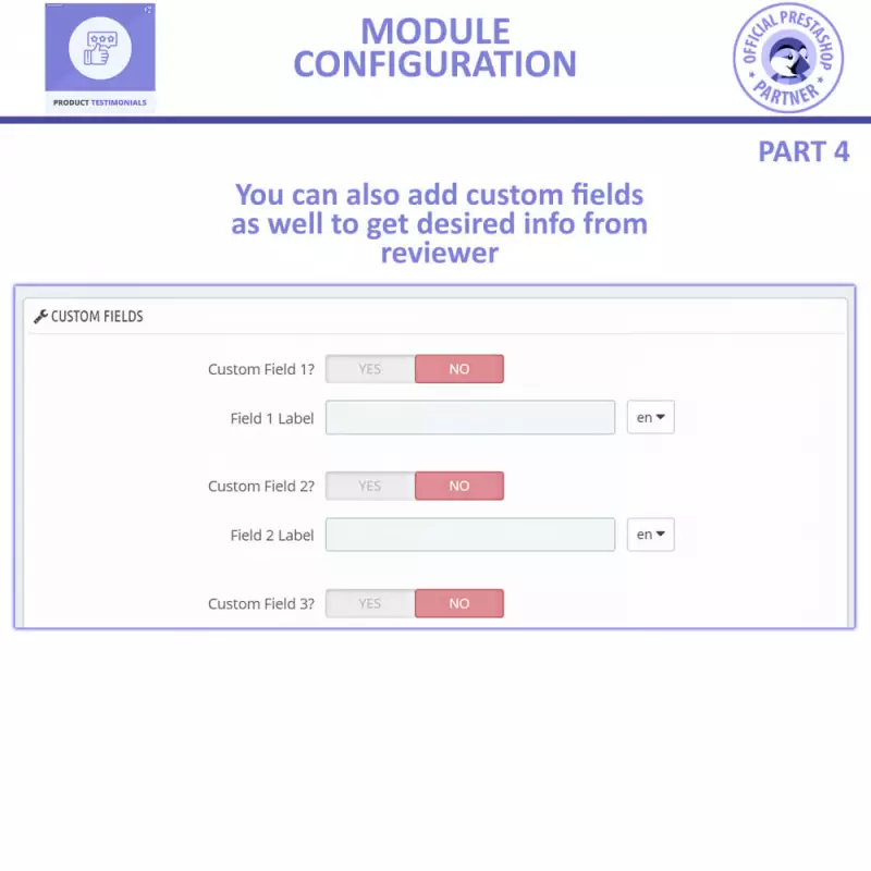 Módulo de Revisões de Produtos PrestaShop – Depoimentos FME