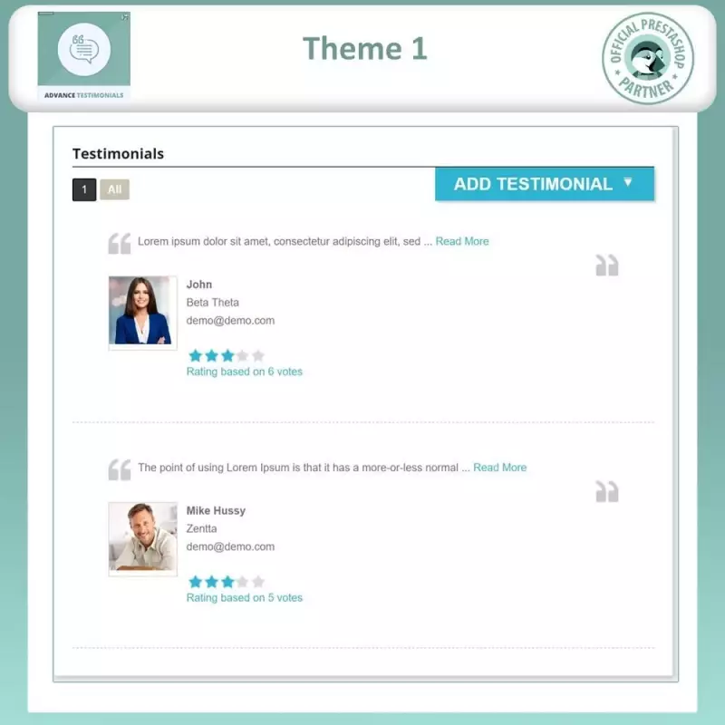 Produktbewertungen in Prestashop
