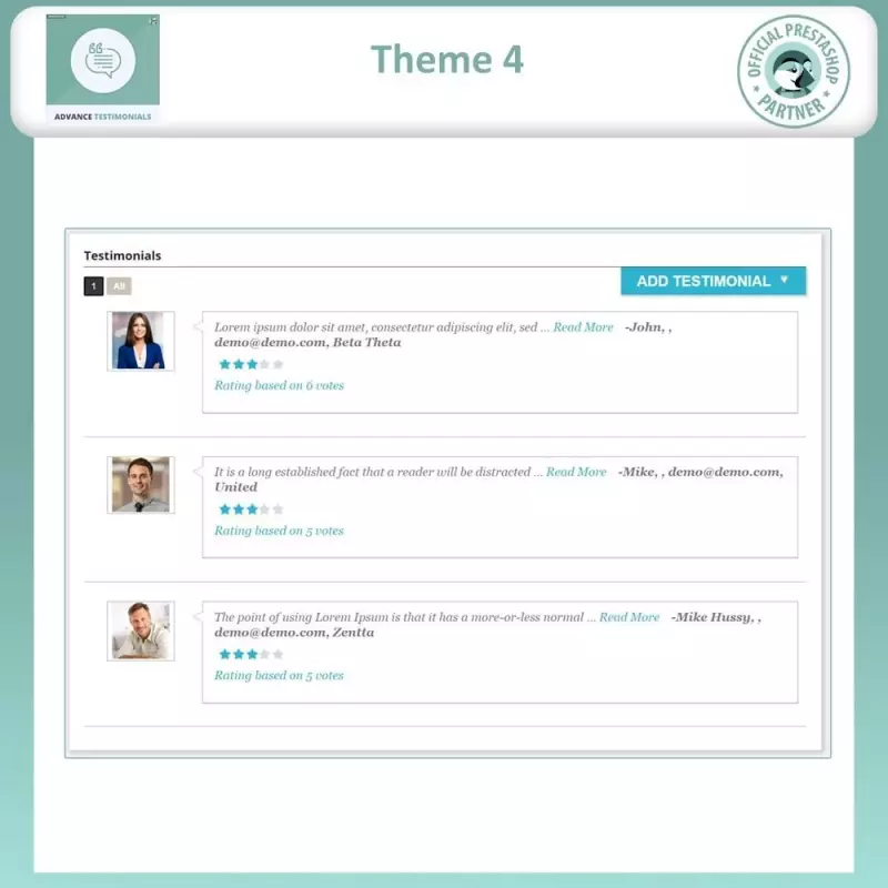 Recensioni Prodotti Prestashop