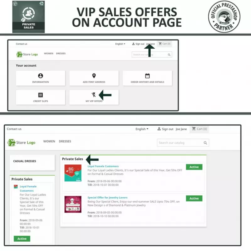 Private Sales - Exklusive Angebote