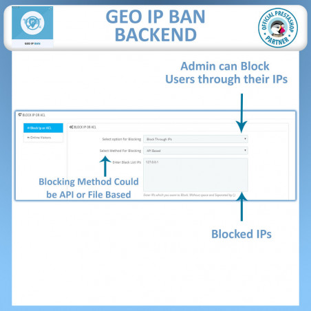 Prestashop Geo IP block