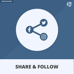 PrestaShop Compartir y seguir