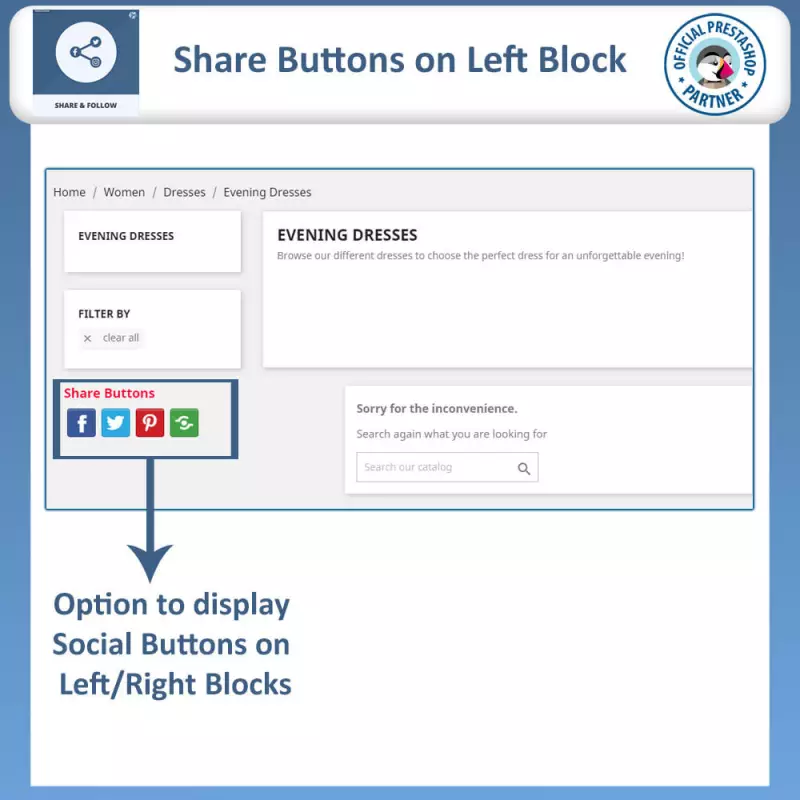Module « Partager et suivre » | Modules PrestaShop