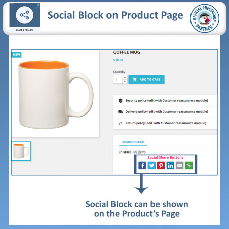 prestashop social media widget