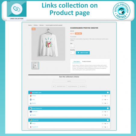 Link Widget PrestaShop