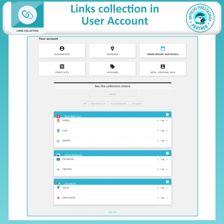 PrestaShop Links Collection Module