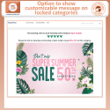 Limites Horaires Catégories - Prestashop