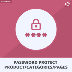 Prestashop Password Protect Product, Categorieën & Pagina's Module