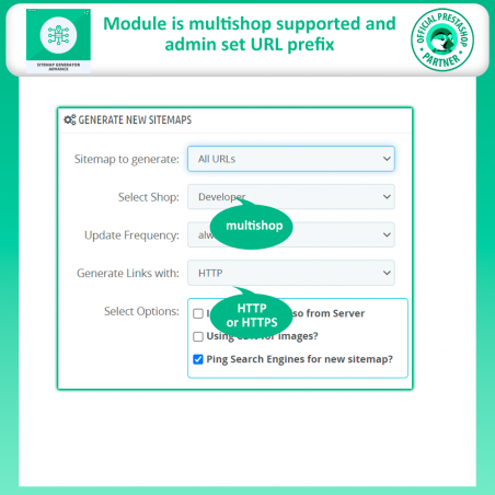 Prestashop Sitemap Generator