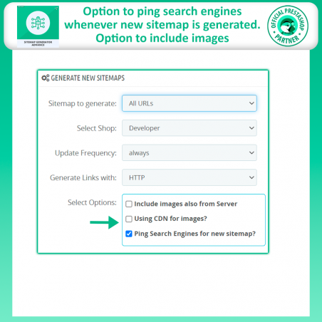 Prestashop sitemap