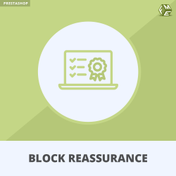 Prestashop Block Reassurance z modułem animacji