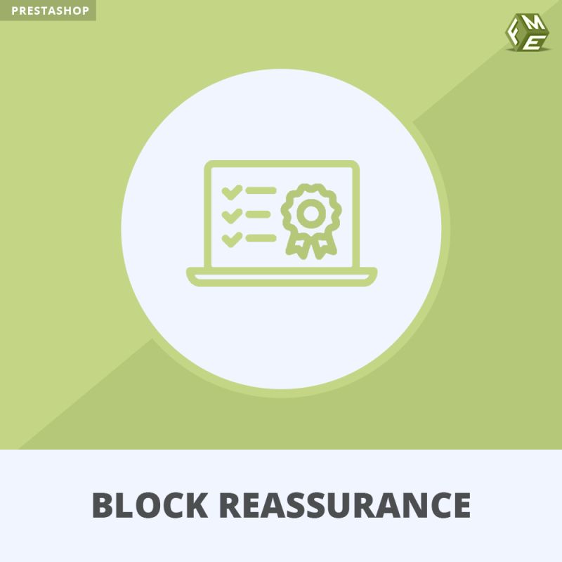 Block Reassurance Prestashop