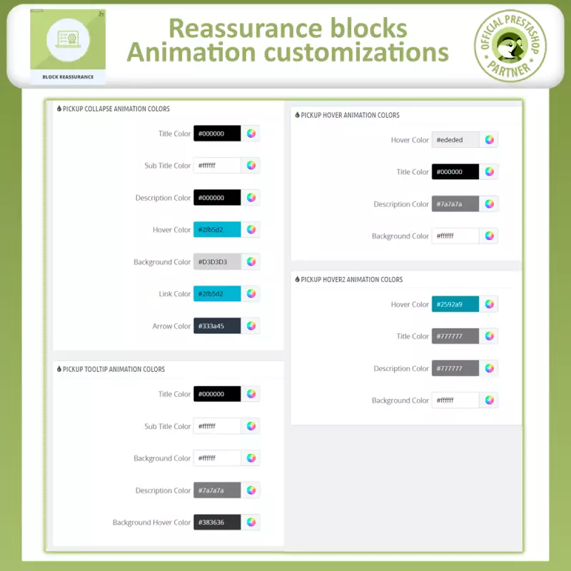 Block-Bestätigung mit Animation - Prestashop