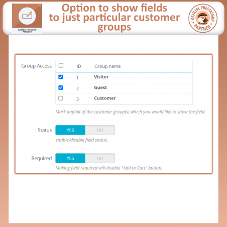 Prestashop Add custom field to product page