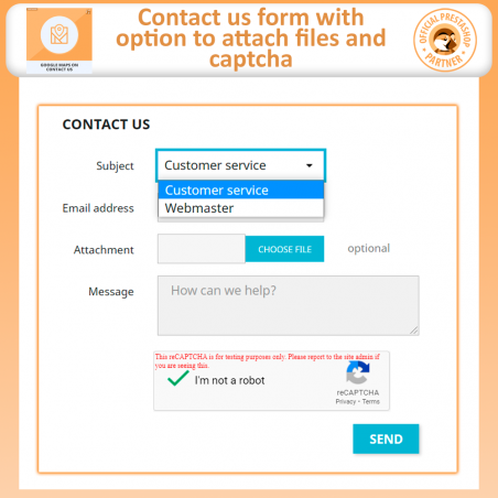 Prestashop Google Maps Contact Us