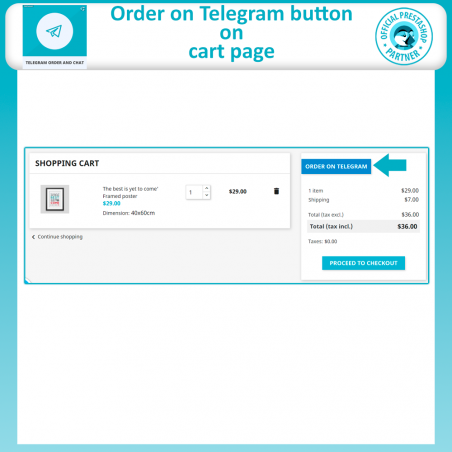 Telegram Order | Telegram Chat