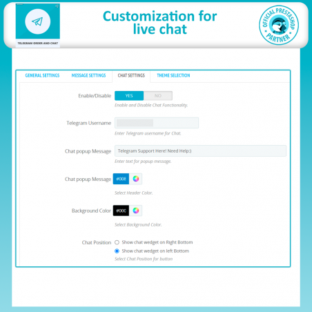 Telegram Order | Telegram Chat