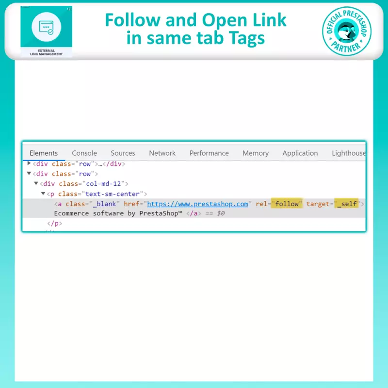 Módulo de Gestão de Links Externos Prestashop