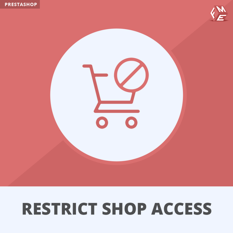 Prestashop restrict shop access