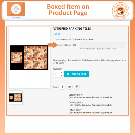 Prestashop Sell By Box