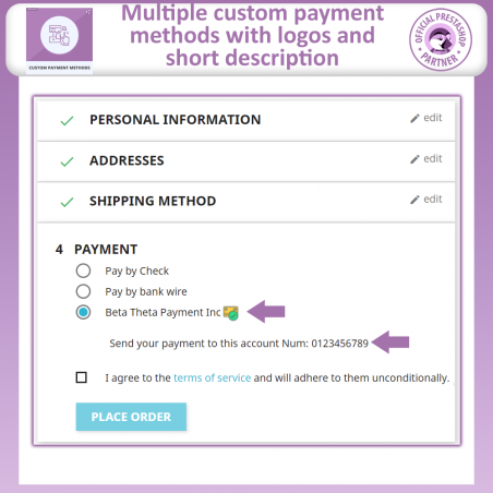 prestashop add payment method