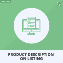 Prestashop Descrizione del prodotto sull'elenco