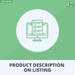 Product Description on Listing