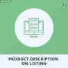 Descripción del producto Prestashop en el listado