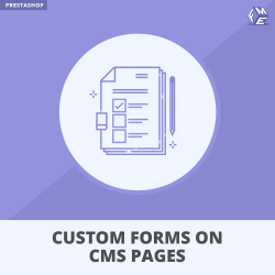 Prestashop Custom Form na stronach CMS